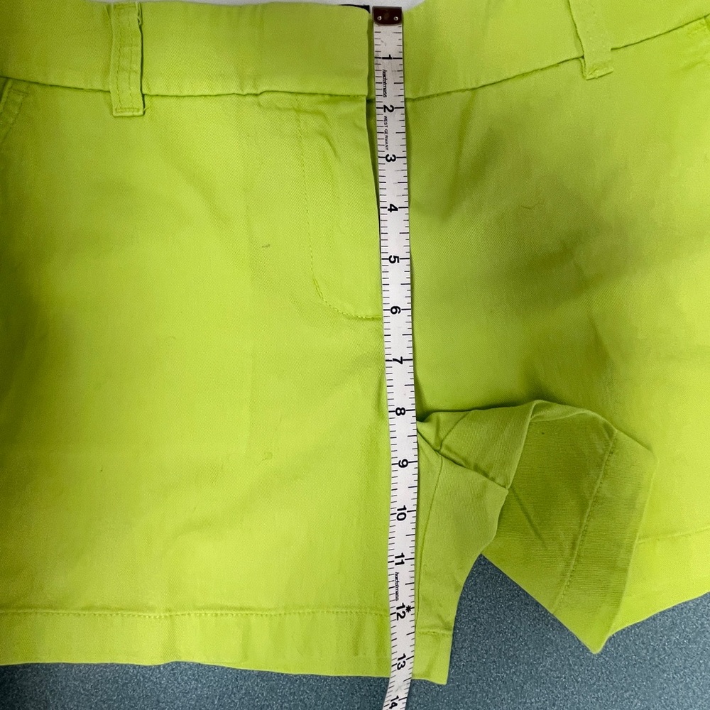 J. Crew Chino Shorts Women’s 8 Neon Green - Picture 6 of 8